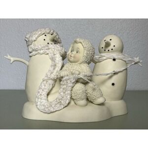 2003 Dept. 56 Snowbabies "Hooked On Knitting" Item #56.69375 Retired EUC